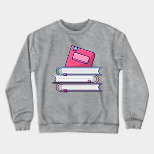 Pile of Books Crewneck Sweatshirt